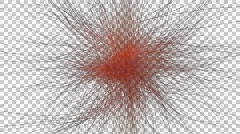 Alien molecule morphing Stock Footage 47981156