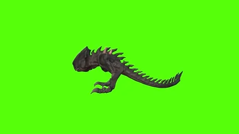 Alien monster Getting Hit Left Green Screen Animation 4k Rendering Vidéo 262699808