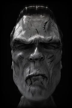 Alien monster portrait Stock Illustration