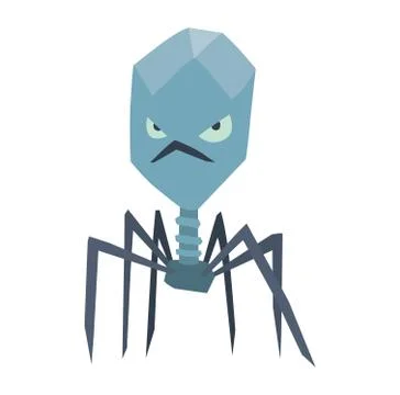 Alien monster vector illustration 스톡 일러스트