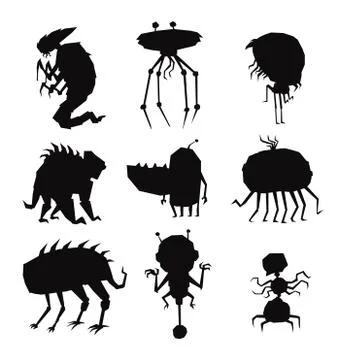 Alien monster vector illustration イラスト素材
