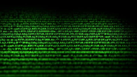 Alien or Extraterrestrial Code Algorithms - UFO Conspiracy Concept0 Stock Illustration