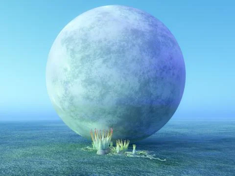 Alien Orb Stock Illustration