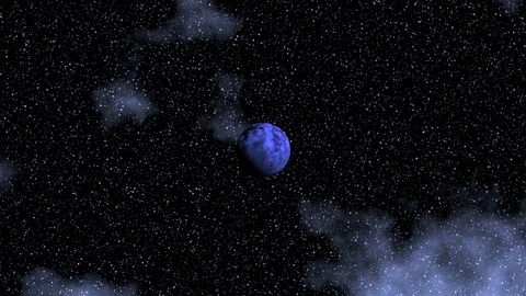 Alien Planet Is Approaching Stock Footage 71049708