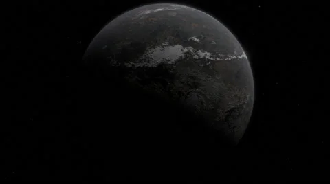 An Alien planet Flyby Stock Footage 67619954
