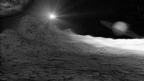 Alien planet hand held camera motion. Stock Footage 261833715