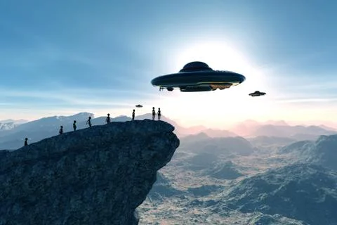 An alien planet Stock Illustration