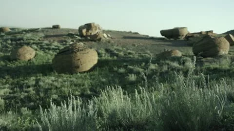 Alien Planet Landscape Stock Footage 12059438