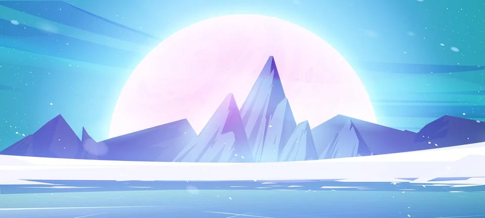 Alien planet landscape space background with rocks Ilustração Stock