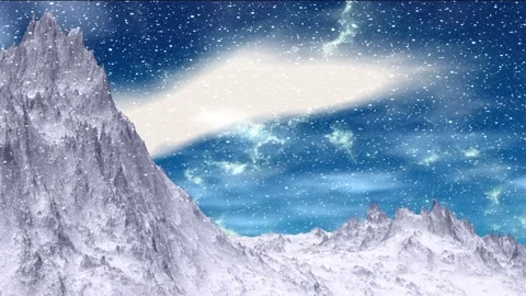 Alien Planet. Mountain. Animation. Panorama. 4K Video stock 85667004