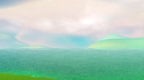 Alien Planet. Rain Stock Footage 69025641