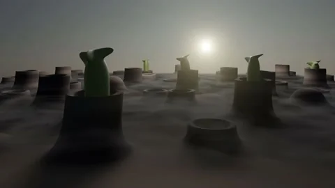 Alien Planet Surface Stock Footage 229328808