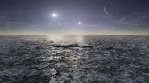 Alien planet timelapse Stock Footage 103037833