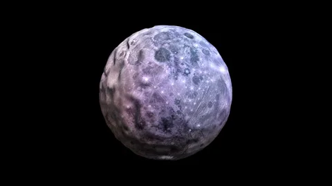 Alien Planet Unveiled in Far-reaching 3D isolated on black  스톡 동영상 265451797