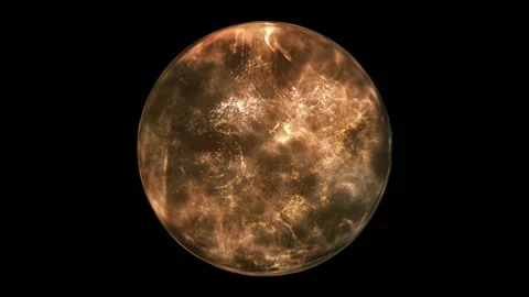 Alien planet within a crystal ball 스톡 동영상 198316577