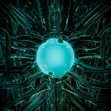 The alien pod Illustrazione stock