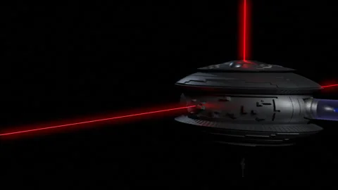 Alien Probe Activated as it Approaches Earth Stock Footage 249303104