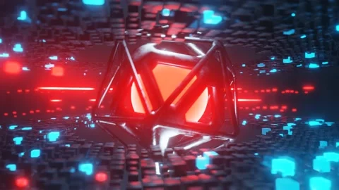 Alien reactor in outer space. Stock Footage 236904387