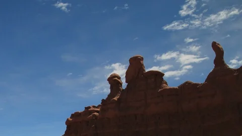 Alien Rock formation timelapse Video stock 89639443