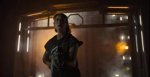  Alien: Romulus (2024) Alien: Romulus (2024) Cailee Spaeny as Rain Carradi... Stock Photos