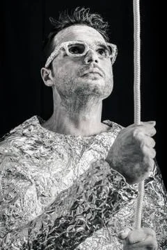 Alien with rope Stock Photos