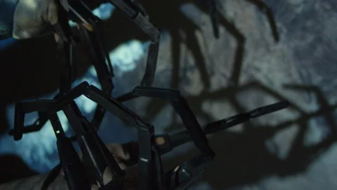 Alien with Scissor Hands Stock Footage 234210200