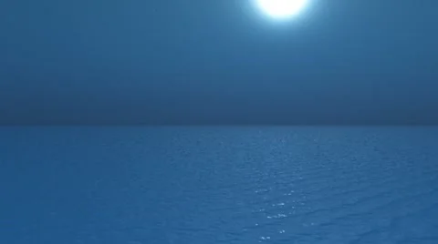 Alien sea blue sky Stock Footage 46286196