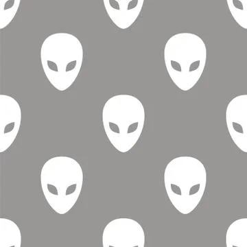 Alien seamless pattern 스톡 일러스트