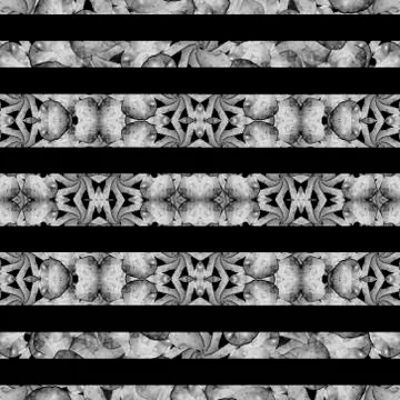 Alien Seamless Stripes Illustrazione stock