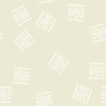 Alien sight line seamless pattern Stockillustratie