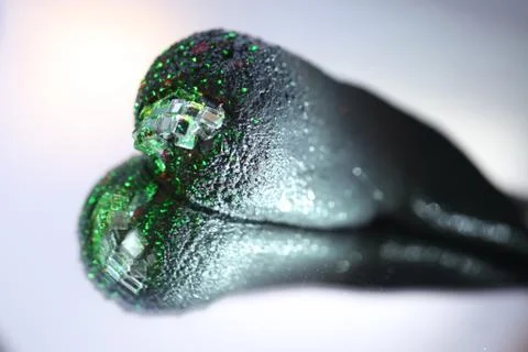 Alien Slug creature magnetic putty magnet Stock Illustration