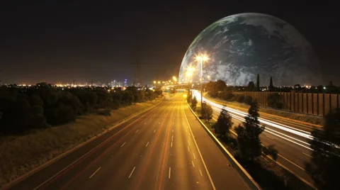 Alien Space Earth Timelapse HD Vidéo 44620852