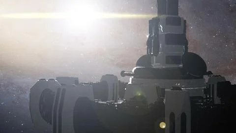 Alien Spaceship Stock Illustration