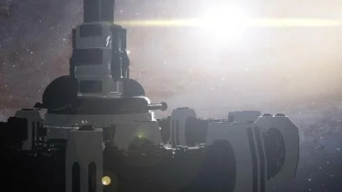 Alien Spaceship Stock Illustration