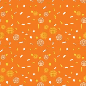 Alien splatter seamless pattern Stock Illustration