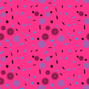 Alien splatter seamless pattern 스톡 일러스트