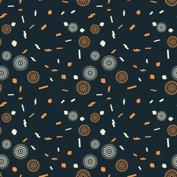 Alien splatter seamless pattern 스톡 일러스트