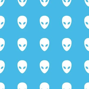 Alien straight pattern 스톡 일러스트