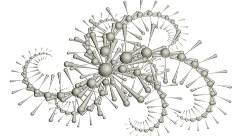 Alien structure animation Stock Footage 35120578