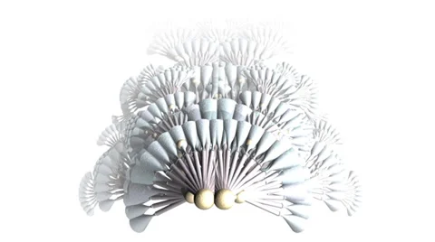 Alien structure animation Stock Footage 35120912