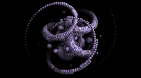 Alien structure animation Stock Footage 35337279