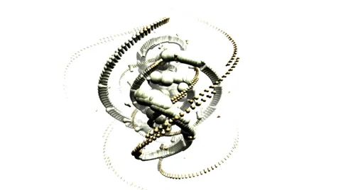 Alien structure Stock Footage 36538587