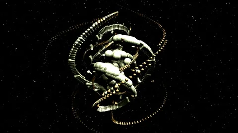 Alien structure Stock Footage 36538637