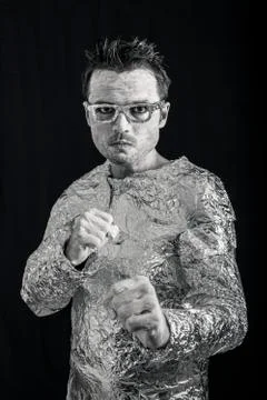 Alien superhero Stock Photos