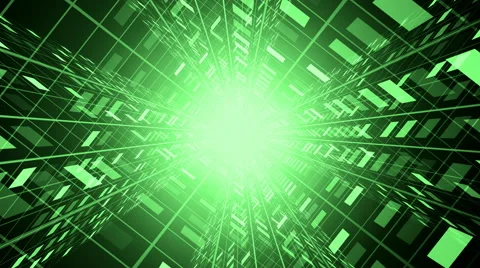 Alien Technology Tunnel Stock Footage 41048540