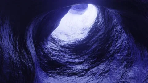 Alien tunnel video loop Stock Footage 165665688