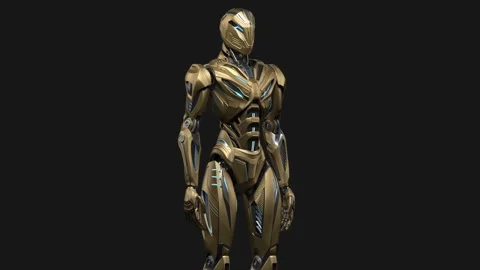 Alien TURNAROUND all body Stock Footage 255481869