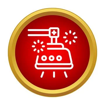 Alien ufo spaceship fly flying saucer technology Stock Illustration