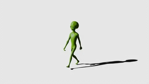 Alien Walk Stock Footage 341257144