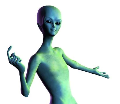 Alien Welcomes You Stock-Illustration